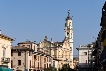 Obraz premium Crema, Lombardy, Italy - Views of the historic city center