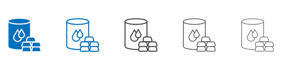 Commodity icon vector set collection for web