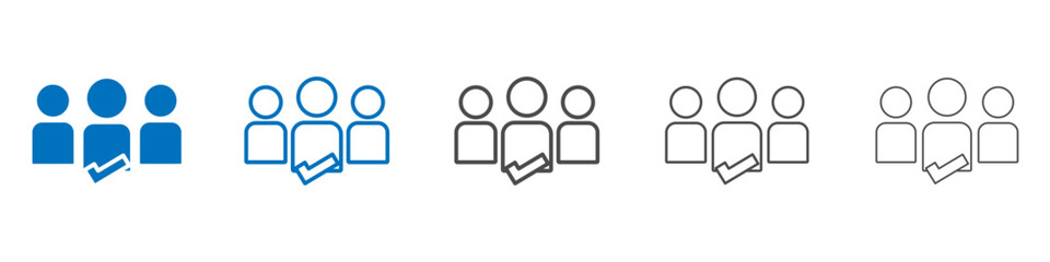 Hiring icon vector set collection for web