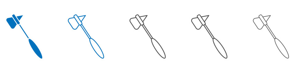 Reflex hammer icon vector set collection for web