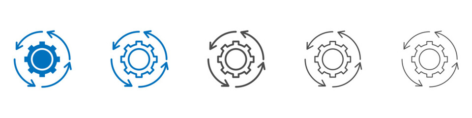 Recovery icon vector set collection for web