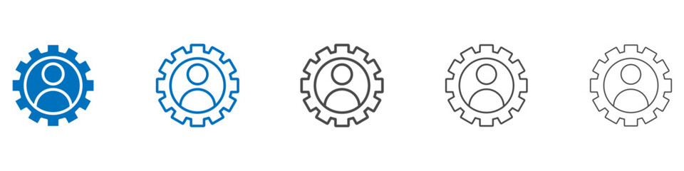 Skills icon vector set collection for web