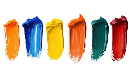 Creative art event isolate streaks of touch paints studio colorful media controlled environment artistic perspective