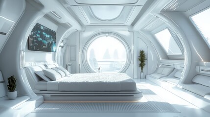 Obraz premium interior of a modern bedroom