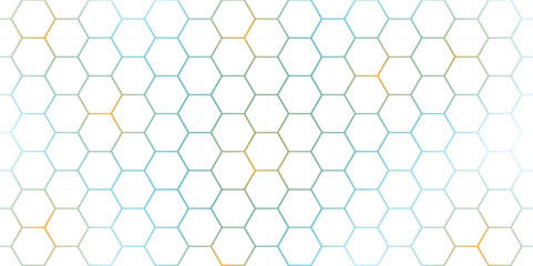 Abstract Hexagon white background , blue light and shadow. Abstract background design with white hexagon and blue light. Abstract. Hexagon. Vector