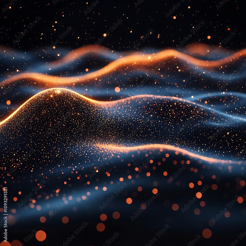 Aufkleber quantum computer emitting entangled data streams connecting across the global network