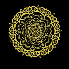 Beautiful Colorful Mandala Design .