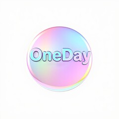 Icon of One-Day International Cricket Match Holographic Joyful Style 3D Illustration for Marketing Materials