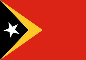Flag of Timor-Leste – High Resolution PNG with Transparent Background (Country Emblem) © edi