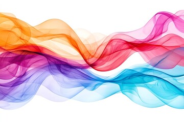 A vibrant wave of colors blending seamlessly, creating a lively and dynamic visual effect perfect for creative projects.