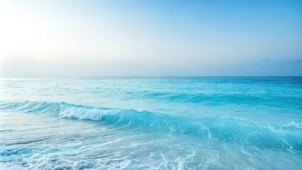 Obraz premium A soothing blue gradient background with subtle gradient fade, creating a sense of movement and transition, gradient fade, continuity