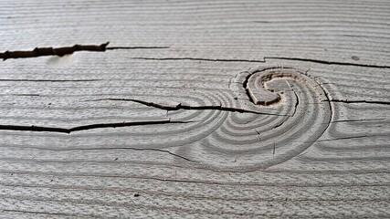 Close-up of a weathered wooden board showing its intricate patterns and textures, weathered wood, wood pattern
