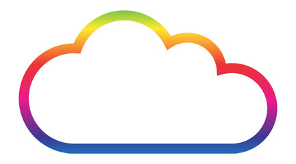 Colorful Cloud Graphic Design
