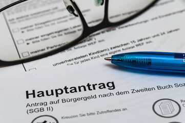 Antrag auf B&uuml;rgergeld in Deutschland