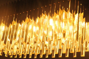 lumin&aacute;rio de luxo luz quente 