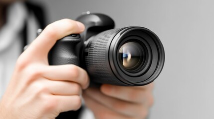 Professional Photographer Adjusting Wedding Camera