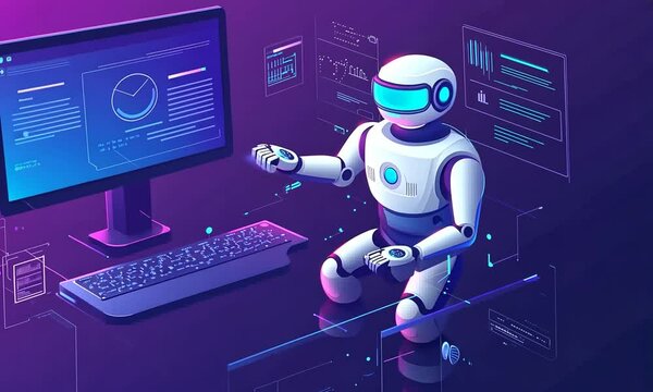 robot and computer