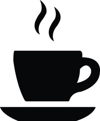 Coffee typography clip art design on plain white transparent isolated background for card, shirt, hoodie, sweatshirt, apparel, card, tag, mug, icon, poster or badge