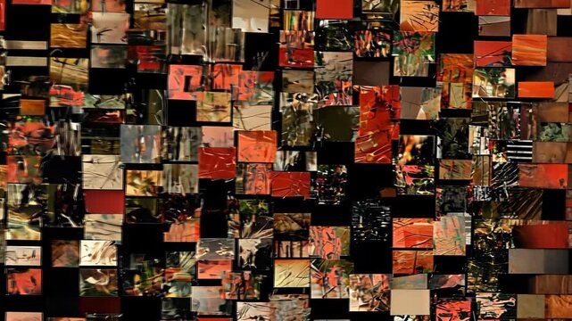 Colorful Vintage Postage Stamp Collage for Philately and Travel Collectors