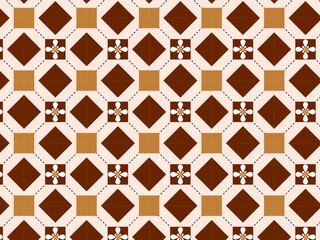 Abstract geometric fabric brown origami shape background pattern 