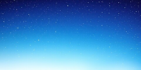 A star-filled canvas set on a gradient background transitioning from light to deep blue, celestial, darkness