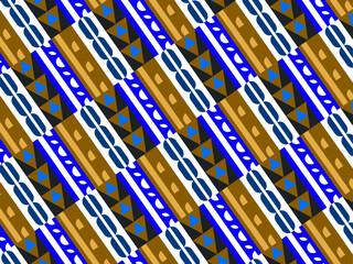 Abstract geometric shape seamless background pattern