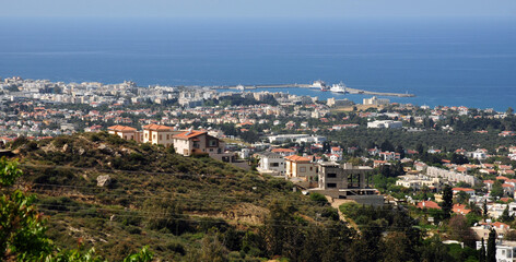 A landscape view from the city of Cyprus