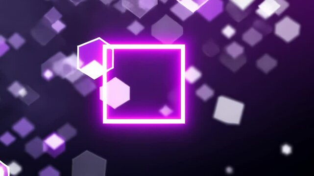 Colorful Geometric Cube Pattern Vector Design Illustration in Blue and Purple for Digital Wallpaper and Backdrop