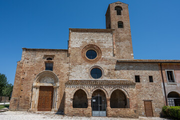 Morro D’Oro. Teramo. The church of Santa Maria di Propezzano