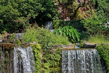 Grèce, la Crète, les Cascades d'Argyroupoli