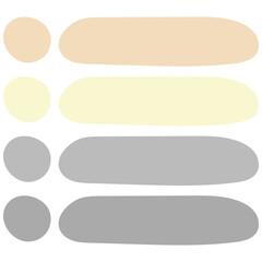 List and checklist icon vector illustration. Aesthetic list menu. Organic list menu.