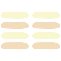 List and checklist icon vector illustration. Aesthetic list menu. Organic list menu.