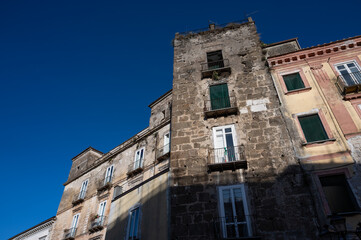 Teano, Campania. View of the historic center 1124