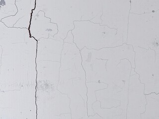 Fototapeta premium Weathered grey paint with subtle cracks and uneven surface, ruggedbackground, roughhewn