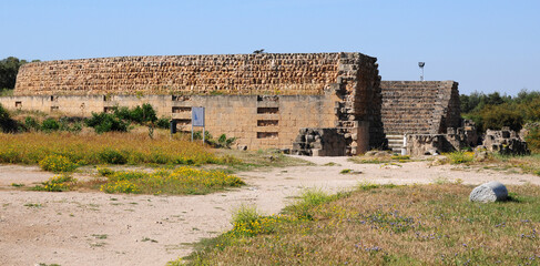 Salamis Antique City and King Tombs in Cyprus is an important ancient settlement.