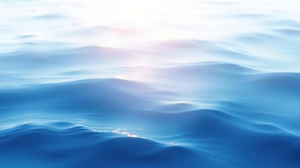 Softly glowing watercolor background with gentle waves and ripples, wave patterns, oceanic elements
