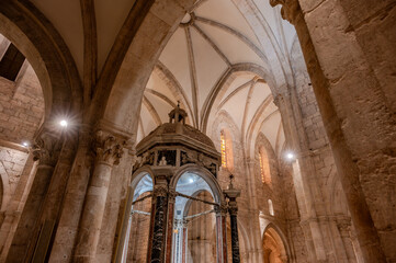 Naklejka premium Veroli, Lazio. The Cistercian Abbey of Casamari.