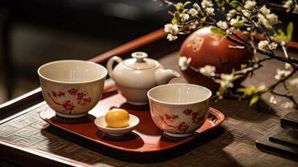 cup of tea and teapot
