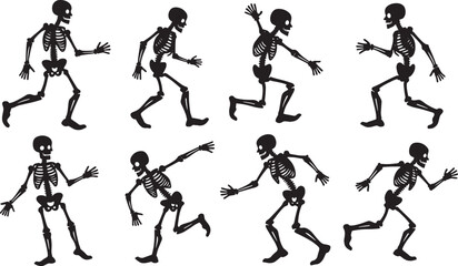 Vector Fun and Spooky Poses for Halloween