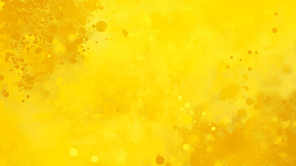 Hand-painted watercolor background, yellow color, low saturation, cloud texture, soft light and shadow effect, scattered ink stains.