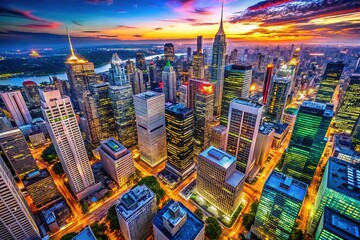 High-impact aerial image, clean overlay text.