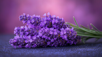 lavender flowers on a white background