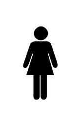 logo or icon for women's toilets