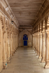 corridor in a fort