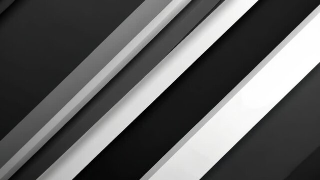 Abstract grayscale diagonal stripes, modern geometric background design.