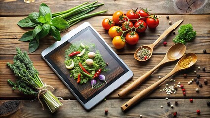 Never miss a recipe again with this tablet-based digital cookbook.