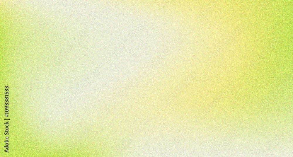 Aufkleber Light yellow and green vector gradient background with the image of fresh green 