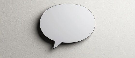 Engaging dialogue bubble creative design studio graphic art minimalist close-up visual communication