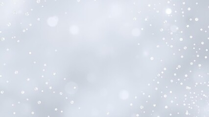 Fototapeta premium Soft metallic sheen with silver glitter scattered across a hazy abstract background, abstract background, celestial theme