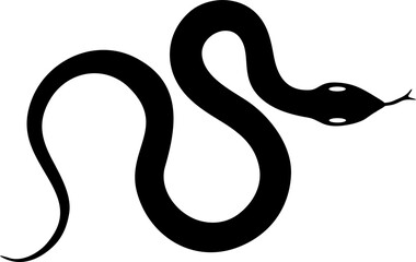 snake icon,logo vector silhouette